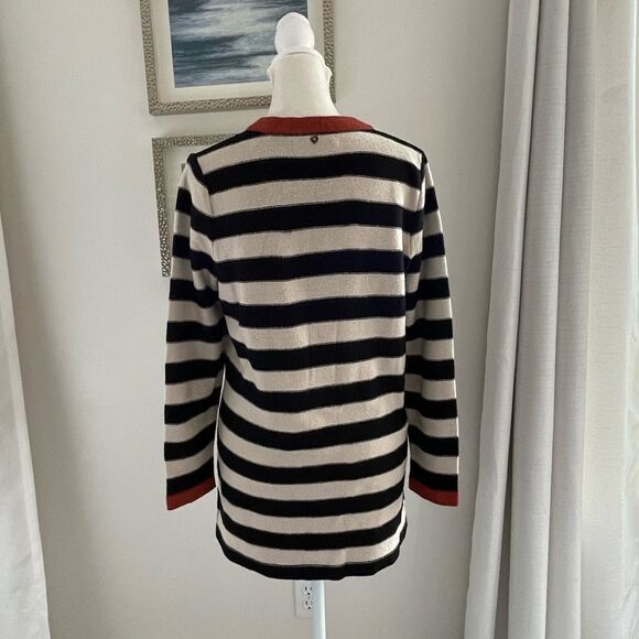 Sportsworks Studio striped Fall cardigan sweater size medium - Picture 3 of 9